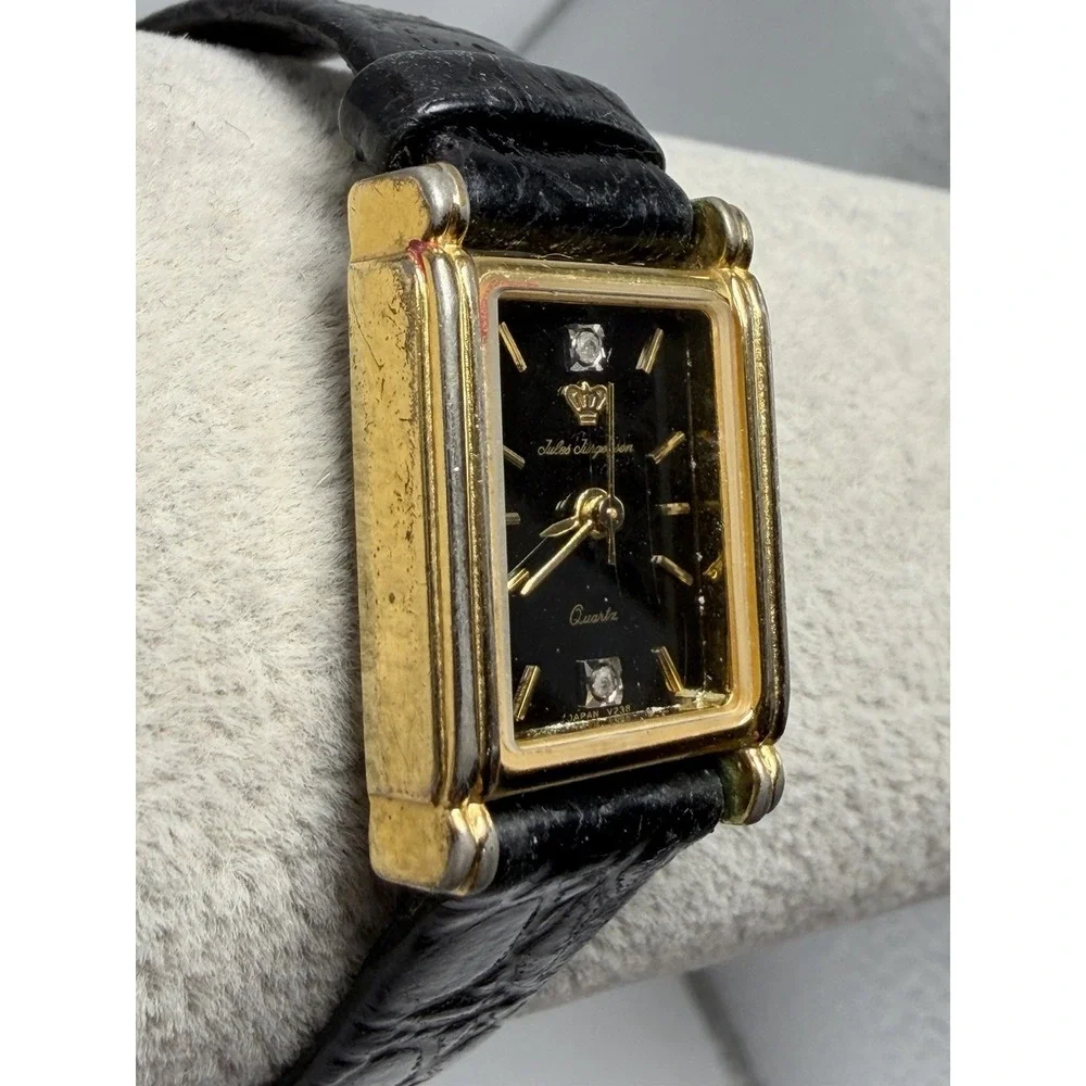 Jules Jurgensen 6744 New Battery Ladies Tank Watch 18MM 6